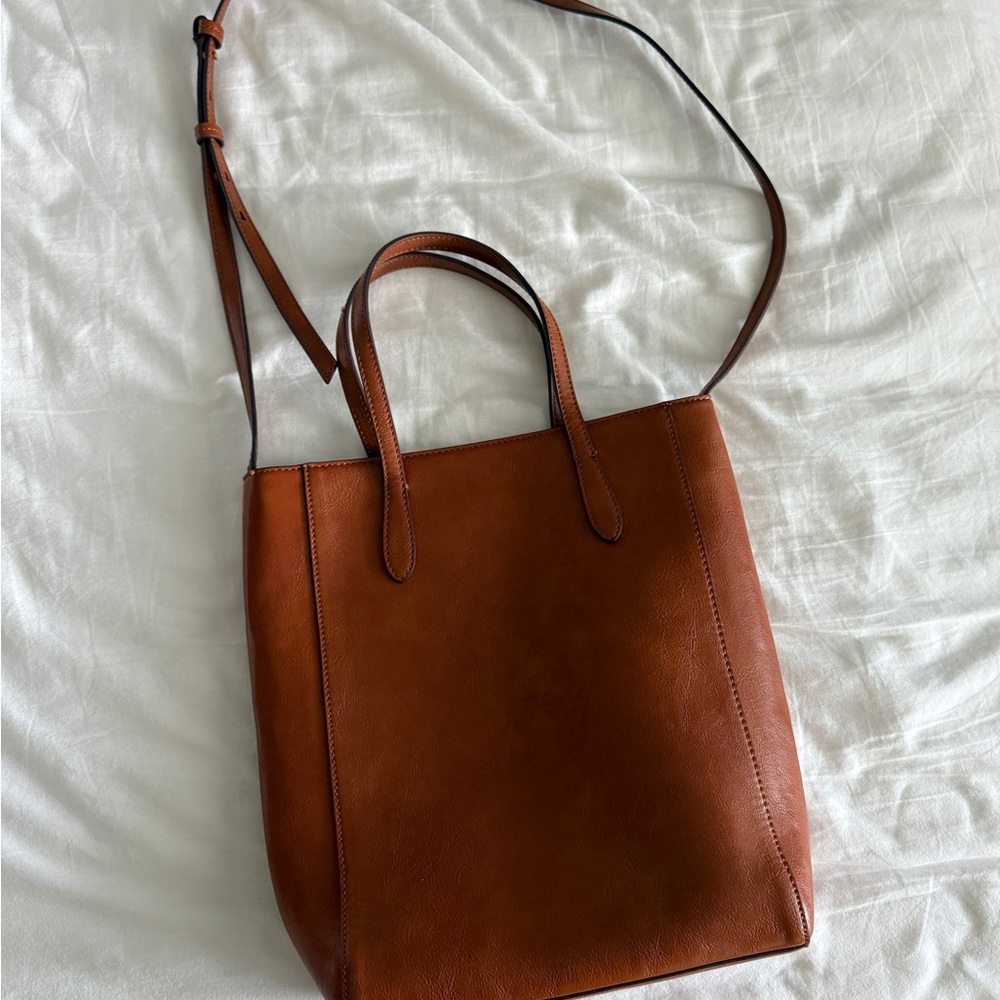 Banana Republic Vegan Leather Tote Bag